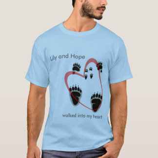 私のハートに歩かせる Tシャツ