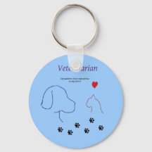 私のハートに獣医 – ポーのプリント