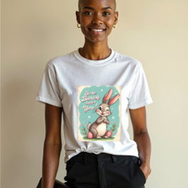 私のハートに飛び込む：一部のバニーはあなたを愛している トライブレンドＴシャツ