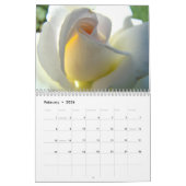 私のハートのバレンタインのギフトのばら色のカレンダーの中心 カレンダー (2月 2026)