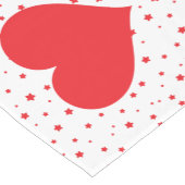 私のハートのバレンタインデーの星 ショートテーブルランナー (コーナー)