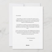 私のハートのバレンタイン詩 メインクーン猫 シーズンカード (裏面)