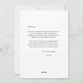 私のハートのバレンタイン詩 ラグドール猫 シーズンカード (裏面)