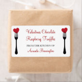 私のハートのフォークベーキングラベル ラベル (インサイチュ)