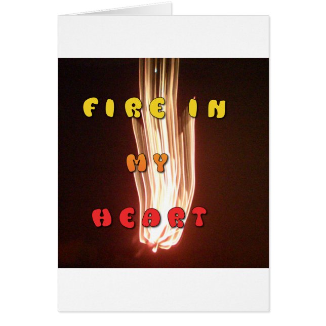 私のハートのブリリアント花火の中で火はHakuna Matata. (正面)