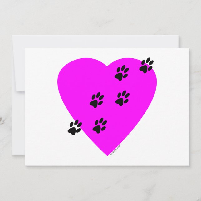 私のハートのポープリント – Pink (正面)