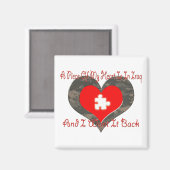 私のハートの一部はイラク磁石 マグネット (正面/裏面)