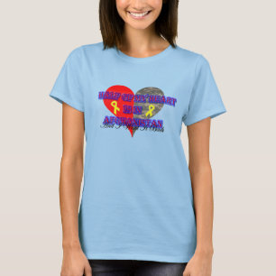 私のハートの半分はアフガニスタンにあります Tシャツ