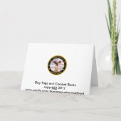 私のハートの半分はアフガニスタンカードにあります カード (裏面)