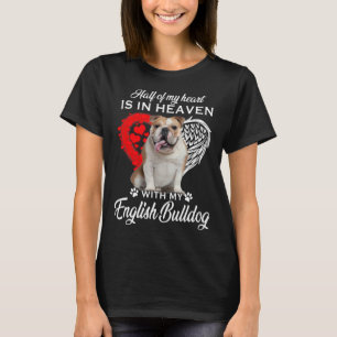 私のハートの半分はイギリスの牛と天国している Tシャツ