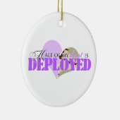 私のハートの半分は配置されます セラミックオーナメント (右)