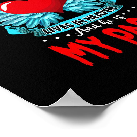 私のハートの大きな部分は天国に住んでいる ポスター (角)