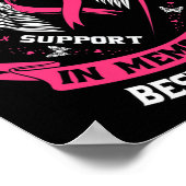 私のハートの天国最高の乳がん ポスター (角)