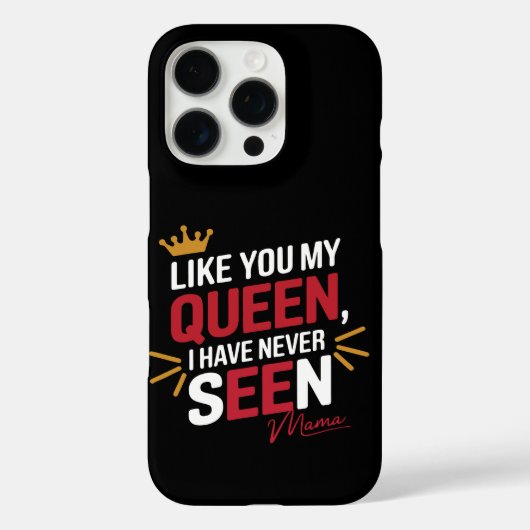 「私のハートの女王 – ママの愛」 👑 Case-Mate iPhoneケース (裏面)