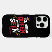 「私のハートの女王 – ママの愛」 👑 Case-Mate iPhoneケース (裏面 (横))