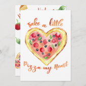 私のハートの小さなピザを取って シーズンカード (正面/裏面)