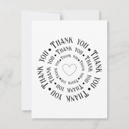 「私のハートの底からありがとう」 サンキューカード