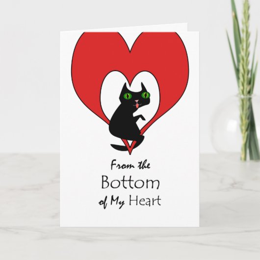 私のハートの底から、ありがとう サンキューカード (正面)