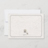 私のハートの応答カードに調整して下さい 出欠カード (裏面)