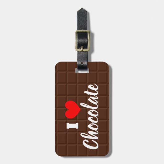 私のハートの旅行かばんのタグ ラゲッジタグ (正面縦)