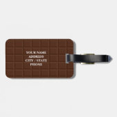 私のハートの旅行かばんのタグ ラゲッジタグ (裏面横)