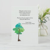 私のハートの死別のサンキューカードの雨 サンキューカード (スタンド正面)