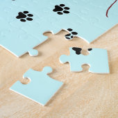 私のハートの獣医足のプリント ジグソーパズル (側面)