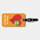 私のハートの荷物のラベルの部分 ラゲッジタグ (正面横)