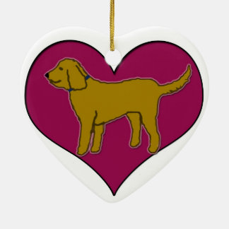 私のハートの落書き セラミックオーナメント