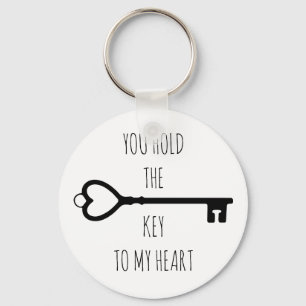 私のハートのkeychainに鍵を握ります キーホルダー