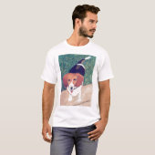 私のハートのTシャツの猟犬 Tシャツ (正面フル)