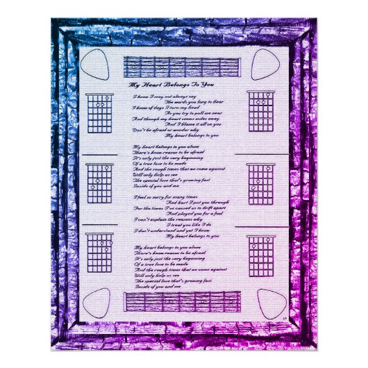 私のハートはあなたのものだ ポスター (正面)