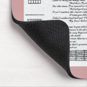 私のハートはあなたのものだ マウスパッド (コーナー)