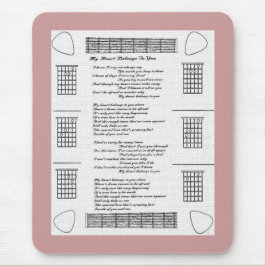 私のハートはあなたのものだ マウスパッド