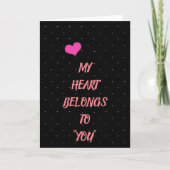 ***私のハートはあなたのものです****証明します! シーズンカード (正面)