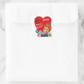 私のハートはあなたのようなバレンタインに甘い スクエアシール (バッグ)