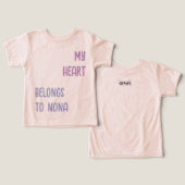 私のハートはおばあちゃんの愛する贈り物だ (デザイン正面&裏面)