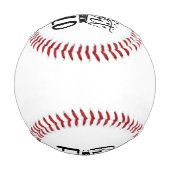 私のハートはその分野にいる 野球ボール (裏面)