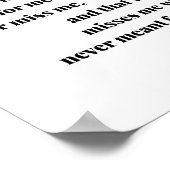 私のハートはそれを知ってとても安心している ポスター (角)