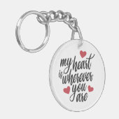 私のハートはどこにいてもバレンタイン | キーホルダー (正面左)