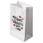私のハートはどこにいてもバレンタイン | ギフトバッグ (正面アングル)