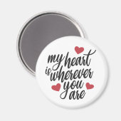 私のハートはどこにいてもバレンタイン |マグネット マグネット (正面/裏面)