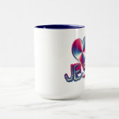 私のハートはイエスマグのものだ マグカップ (中央)