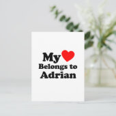 私のハートはエイドリアンのものだ ポストカード (スタンド正面)