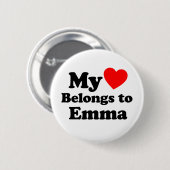私のハートはエマのものだ 缶バッジ (正面&裏面)