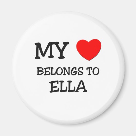 私のハートはエラだ マグネット (正面)