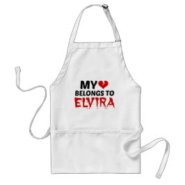 私のハートはエルビラのものだ スタンダードエプロン