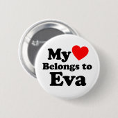 私のハートはエヴァのものだ 缶バッジ (正面&裏面)