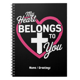 私のハートはカップルのためのキュートなギフトだ ノートブック