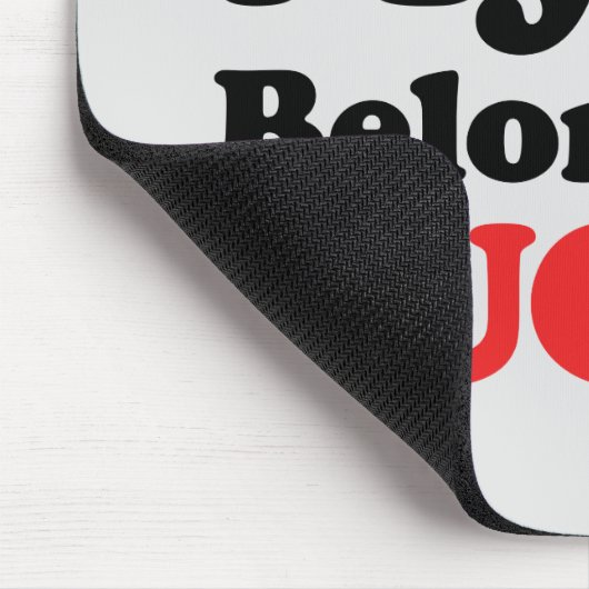 私のハートはクーモのものだ マウスパッド (コーナー)